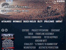 Tablet Screenshot of amphi-festival.alternation.pl